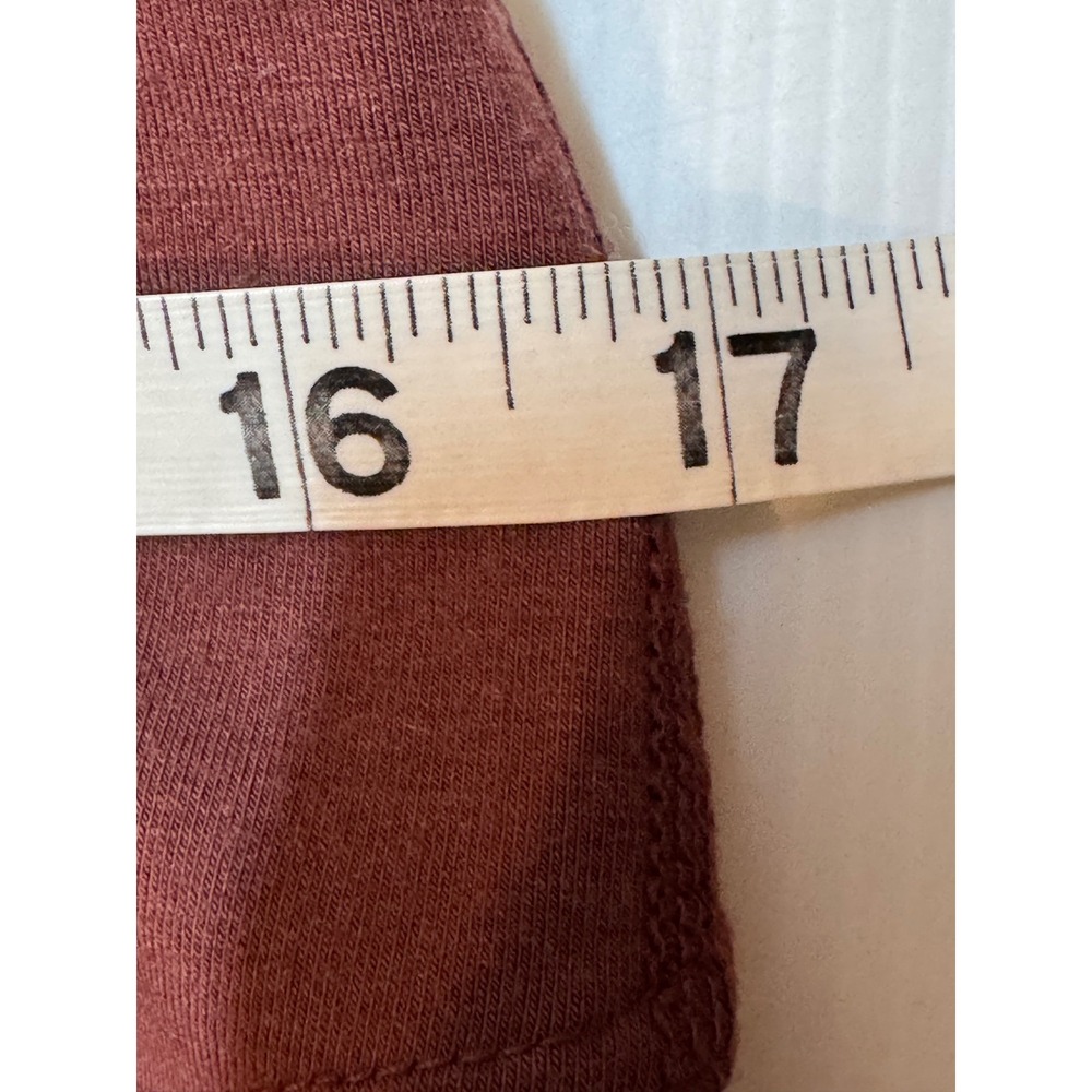 Woolly Leggings Women XXL Maroon Everyday Flex Merino Wool High Rise Activewear - Picture 10 of 13